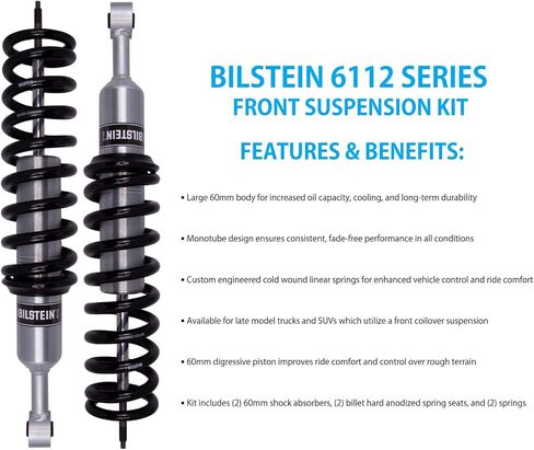 Pair of 5160 Series Rear Shocks fits 2016 2023 Tacoma TRD Off Road Crew Cab 4WD V6 3.5L Engine with 0-1.5" Rear Lift - Improves Ride Quality, Handling & Comfort - TrendsAuto Decal in Saudi Arabia
