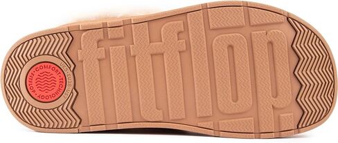 FitFlop Women's Gen-ff Shearling-Collar Suede Slippers in Saudi Arabia