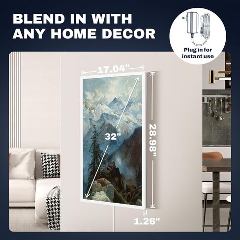 Frameo 16 Inch FHD Large Digital Picture Frame WiFi with Bluetooth Speaker, 64GB Extra Large Electronic Photo Frame Touchscreen, Instantly Share Photos/Videos via App & Email Gift for Mom Christmas in Saudi Arabia