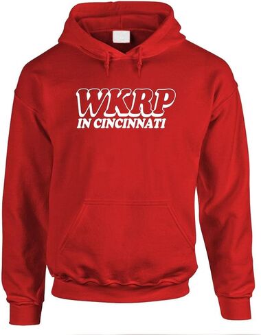 WKRP CINCINNATI - 70's retro tv comedy show - Mens Pullover Hoodie in Saudi Arabia