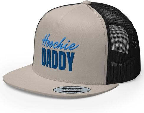 Hoochie Daddy Flat Bill Bill Trucker Hat High Crown Capable Cape in Kuwait