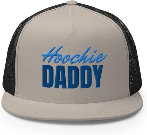 Hoochie Daddy Flat Bill Bill Trucker Hat High Crown Capable Cape in Kuwait