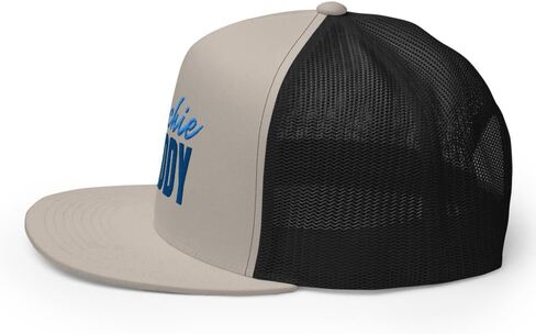 Hoochie Daddy Flat Bill Bill Trucker Hat High Crown Capable Cape in Kuwait
