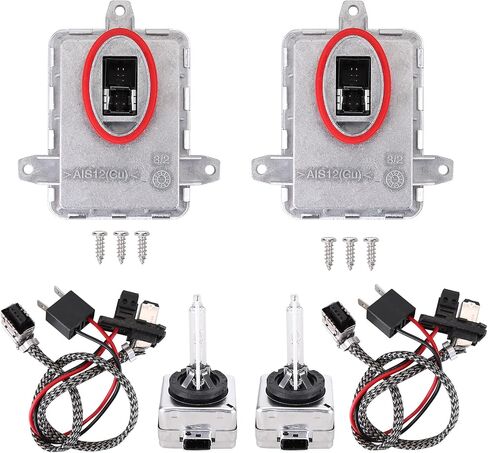 HID Xenon Headlight Ballast Control Unit Module w/ D1S Bulb Compatible for Cadillac XTS Cadillac CTS 2014-2019 AL 2008-2017 130732926301 for Camaro 2016-2018 63117356250 7356250 7255724 in Kuwait