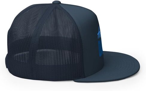 Hoochie Daddy Flat Bill Trucker Hat High Crown Adjustable Cap in Saudi Arabia