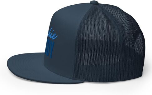 Hoochie Daddy Flat Bill Trucker Hat High Crown Adjustable Cap in Saudi Arabia