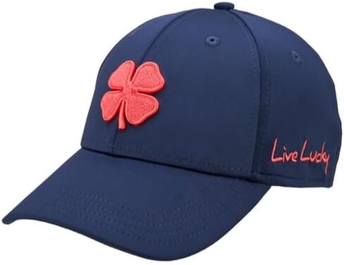 Black Clover New Live Lucky Premium Clover #163 Navy Mitted S/M Golf Hat in Saudi Arabia