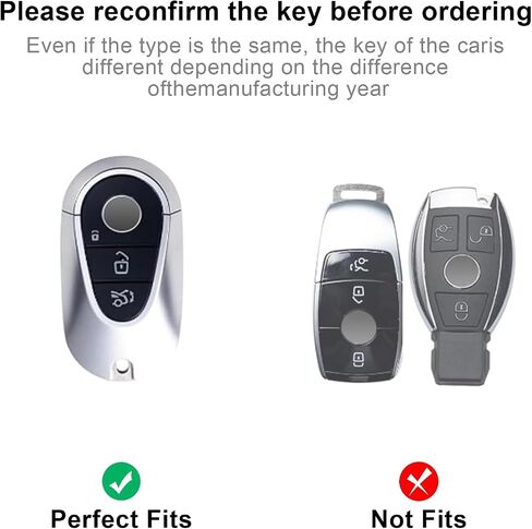 for Mercedes Benz Key Fob Cover, 4 Buttons Soft TPU Keys Protector Bling Key Fob Keychain for EQE350 S580 C300 C-Class S-Class G-Class E-Class 2020-2024, Gold Pink in Saudi Arabia