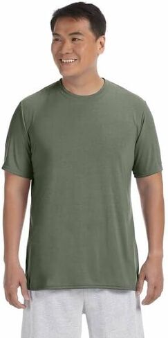 Gildan Men's 100% Polyester Moisture Wicking Performance T-Shirt in Kuwait
