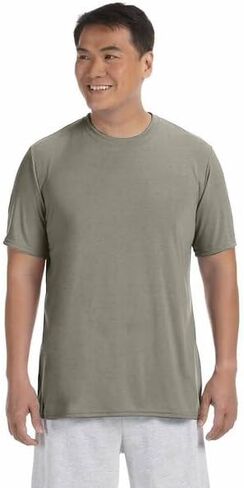 Gildan Men's 100% Polyester Moisture Wicking Performance T-Shirt in Kuwait