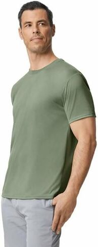Gildan Men's 100% Polyester Moisture Wicking Performance T-Shirt in Kuwait