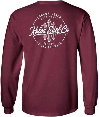 Koloa Surf Mens Laguna Boards Logo Long Sleeve Tee in Reg, Big and Tall in Saudi Arabia