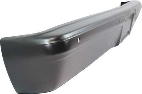 Evan Fischer Bumper for Chevrolet C10 K10 1983-1986 Front Painted Black Steel w/o Molding Holes w/license plate provision Fleetside Without Impact Strip Holes Replaces # 14023494 GM1002377 in Saudi Arabia