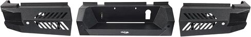 Hooke Road Ram Steel Rear Bumper for 2019-2024 Dodge Ram 2500 Offroad Back Bumper w/LED Lights in Saudi Arabia
