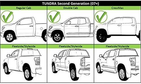 Evan Fischer Step Bumper Face Bar Compatible with 2007-2013 Toyota Tundra Chrome Steel Fleetside in Saudi Arabia
