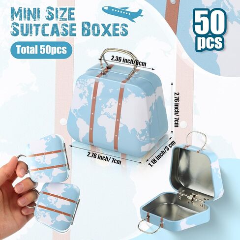 Mornerro 50 PCS Mini Forcase Boxes Travel Travel Tervel Tavor in Kuwait