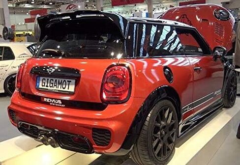 UNICUS Direct Fit Combo Petrol Gas Cap & Door Handle Covers w/o Comfort Access (No Push Button) Compatible with MINI Cooper SD F56 14-on F57 15-on (GLOSS BLACK) in Saudi Arabia
