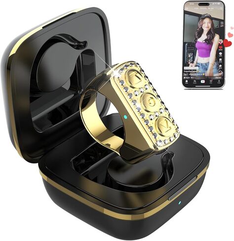 Tiktok Scrolling Ring لـ iPhone ، صفحة Bluetooth Turner لـ iPad/kindle App/iPhone/Android ، التحكم عن بُعد لـ Tiktok (Pink) in Kuwait