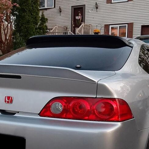 W-Power ، SPOILER WINDOW ROOD الخلفي متوافق مع 2002-2006 ACURA RSX DC5 TYPE-S ، ABS WINDOW ROPED SPOPIS SPOILER SPOILER ، غطاء البط الخفيف الوزن ، الأسود ، 2003 2004 2005 in Saudi Arabia
