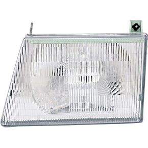Compatible with Ford E150 E250 E350 1997 1998 1999 2000 2001 2002 2003 2004 2005 2006 2007 Headlights Lamps Set Halogen Driver and Passenger Side in Kuwait