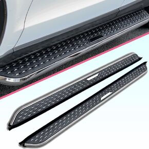 2 أجهزة كمبيوتر تناسب لكزس NX 2022-2025 لوحة الجانبية الخطوة Nerf Bar Bar Aluminium (مع أقواس) in Saudi Arabia
