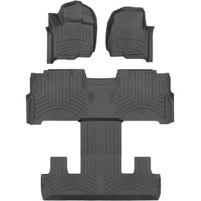 Weathertech Floorliner HP مخصص FIT FLOOR STAS FOR EXPENTIDE ، Navigator-مجموعة كاملة (441295-1-4IM) ، الأسود in Kuwait