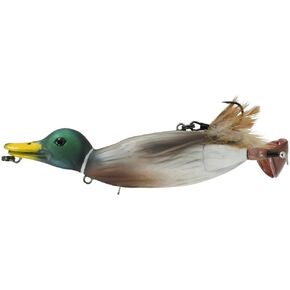 Savage Gear 3D Duck Fishing Bait ، 2 3/4 أوقية ، بطة خشبية ، ملامح واقعية ، ألوان وحركة ، بناء ABS متين ، خيارات التزوير متعددة الاستخدامات ، ذيول تحطيم مزدوجة ، تكوين خطاف ثنائي المزدوج in Kuwait