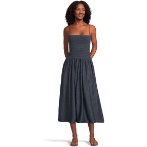Madewell للسيدات المدخنة النيلي Cami Sundress في شطف غسل in Kuwait