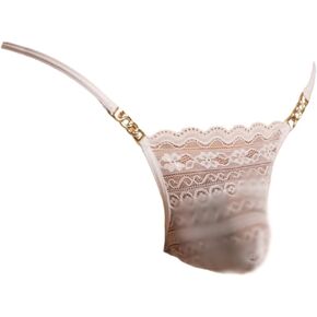 رجال مثير G-string مصمم الأزهار ثونغ سلس Sissy jockstrap صنم Tanga بيكيني موجز in Kuwait