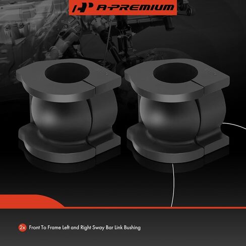 A-Premium 2 x Front To Frame Sway Bar Bushing Kit, Compatible with Honda Civic 2006 2007 2008 2009 2010 2011 in Saudi Arabia