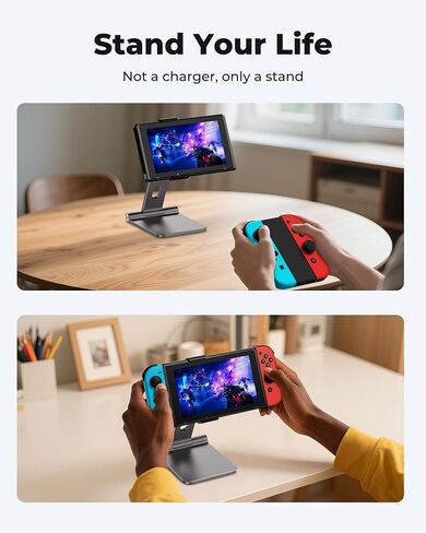 Antank Foldable Magnetic Stand Compatible with Steam Deck & Mag-Safe, Portable iPhone Stand Holder for Desk, Aluminum Alloy Adjustable Phone Stand for Steam Deck, Steam Deck OLED,iPhone 16/15/14/13/12 in Saudi Arabia