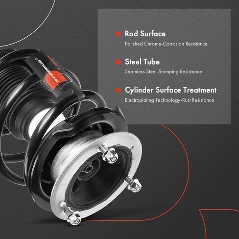 A-Premium Front Complete Strut & Coil Spring Assembly Compatible with BMW E46 325xi, 330xi, 2001-2002, 2-PC Set in Saudi Arabia