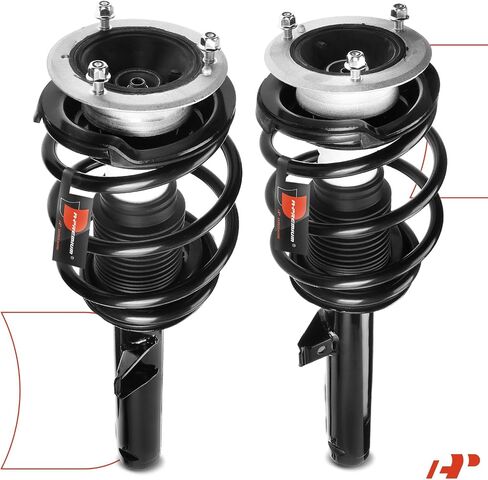 A-Premium Front Complete Strut & Coil Spring Assembly Compatible with BMW E46 325xi, 330xi, 2001-2002, 2-PC Set in Saudi Arabia