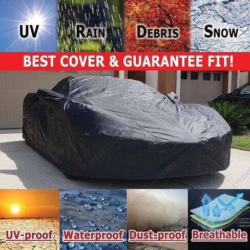 Car Cover fits 1998 1999 2000 2001 2002 2003 2004 2005 2006 Lincoln Navigator SWB XTREMECOVERPRO PRO Series Black in Saudi Arabia