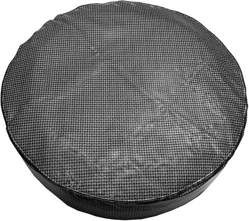 Inline Tube Compatible with 1964-72 GM Spare Tire Cover, Grey Houndstooth in Saudi Arabia
