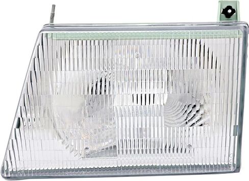 متوافق مع Ford E150 E250 E350 1997 1998 1999 2000 2001 2002 2003 2004 2005 2006 2007 مصابيح الأمامية سائق هالوجين وجانب الراكب in Saudi Arabia