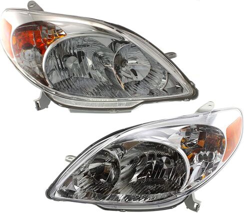 سائق Garage-Pro ومصباح الأمامي الجانبي للركاب لـ Toyota Matrix Base XR XRS 2003-2008 Halogen مع لمبة (S) يستبدل# 8115002220 8111002210 in Saudi Arabia