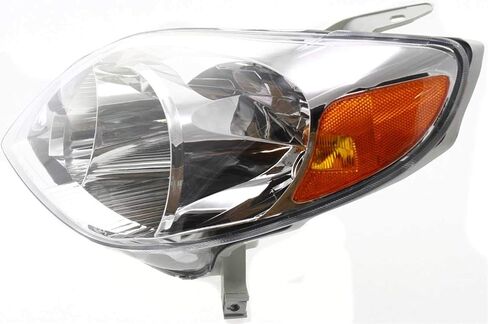 سائق Garage-Pro ومصباح الأمامي الجانبي للركاب لـ Toyota Matrix Base XR XRS 2003-2008 Halogen مع لمبة (S) يستبدل# 8115002220 8111002210 in Saudi Arabia