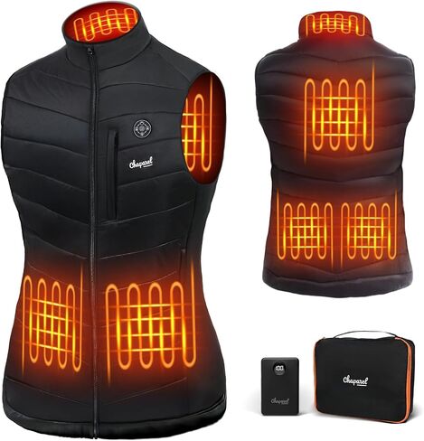 Women’s Heated Vest with Battery Pack Included, 7.4V Smart Washable Rechargeable Electric Lightweight Heating Vest in Saudi Arabia