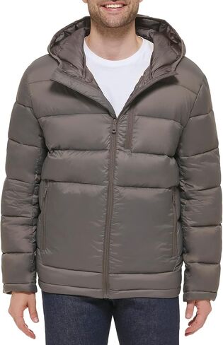 Cole Haan Men's Hooded Nylon Puffer Jacket in Kuwait