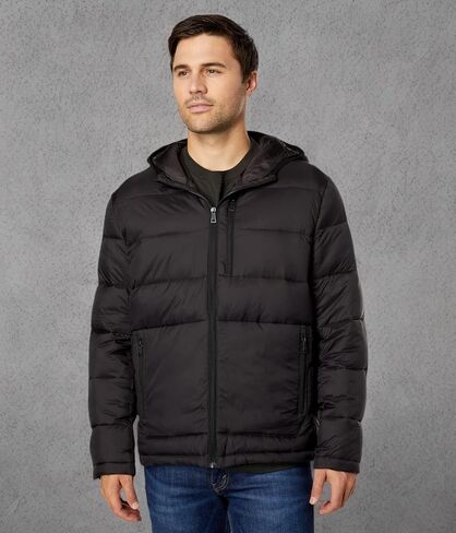 Cole Haan Men's Hooded Nylon Puffer Jacket in Saudi Arabia