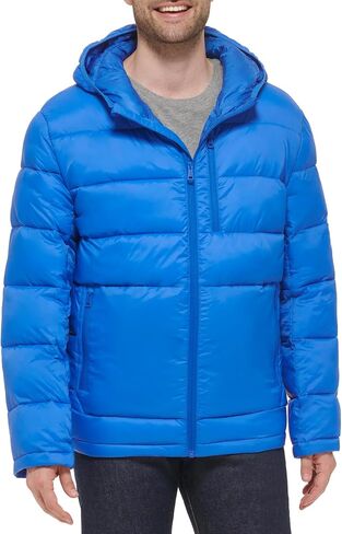 Cole Haan Men's Hooded Nylon Puffer Jacket in Kuwait