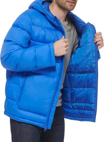 Cole Haan Men's Hooded Nylon Puffer Jacket in Kuwait