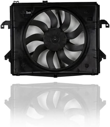 مجموعة مروحة المبرد والمكثف المزدوج - التبريد المباشر 624370 متوافق/بديل لـ '13 -22 RAM Pickup 1500 3.0 لتر V6 - مع محرك بدون فرش - 68217820AB in Saudi Arabia