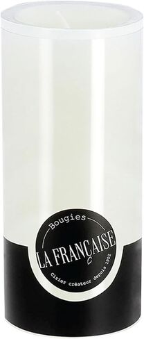 Pillar Candle - Made in Tunisia, White Color, +/- 75-Hour Burn Time - 2.76 x ‎5.9 inches in Saudi Arabia