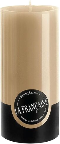 Pillar Candle - Made in Tunisia, White Color, +/- 75-Hour Burn Time - 2.76 x ‎5.9 inches in Saudi Arabia