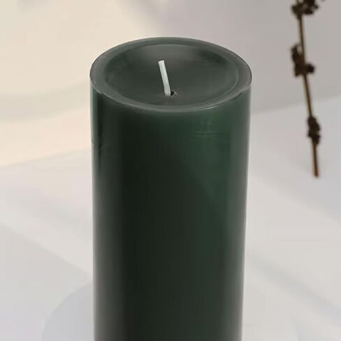 Pillar Candle - Made in Tunisia, White Color, +/- 75-Hour Burn Time - 2.76 x ‎5.9 inches in Saudi Arabia