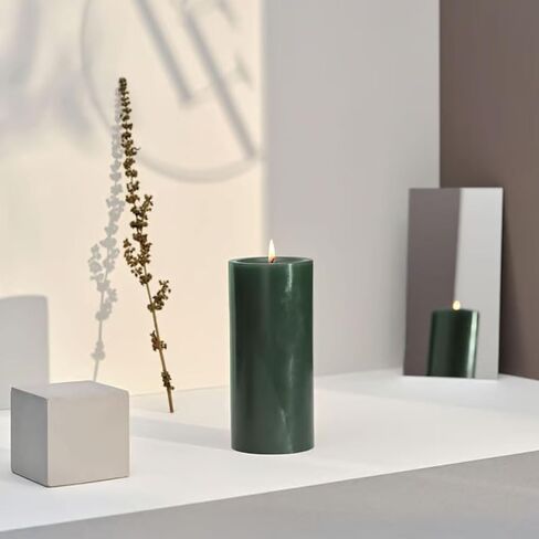 Pillar Candle - Made in Tunisia, White Color, +/- 75-Hour Burn Time - 2.76 x ‎5.9 inches in Saudi Arabia