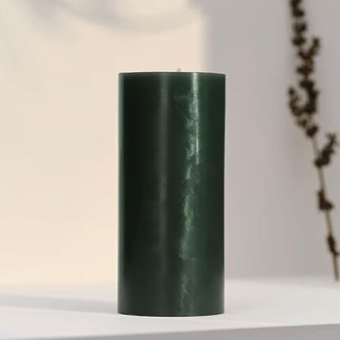 Pillar Candle - Made in Tunisia, White Color, +/- 75-Hour Burn Time - 2.76 x ‎5.9 inches in Saudi Arabia