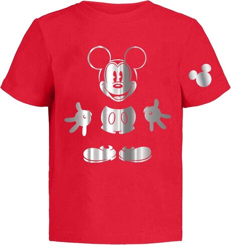 Disney Mickey Mouse Shirt for Kids (Boys Clothes) Fantasia Tshirt 8 Toddler Wh/Gy/N SS in Saudi Arabia